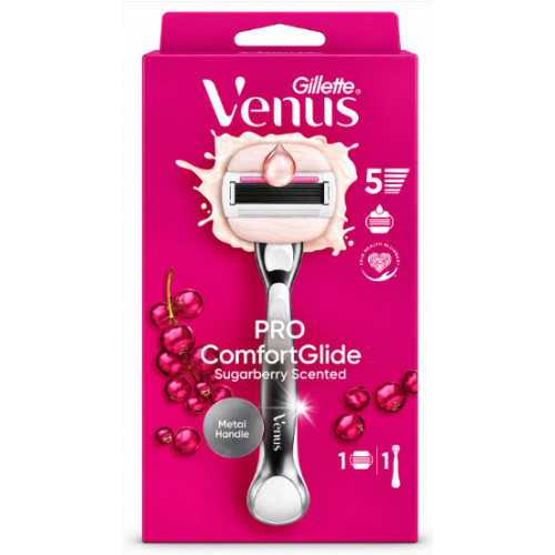 Жіноча бритва Gillette Venus PRO ComfortGlide Sugarberry Scented з 1 змінною касетою